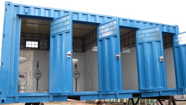 Container nhà vệ sinh 20 feet 4 - 5 phòng