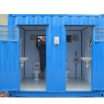 Container nhà vệ sinh 10 feet 2 phòng